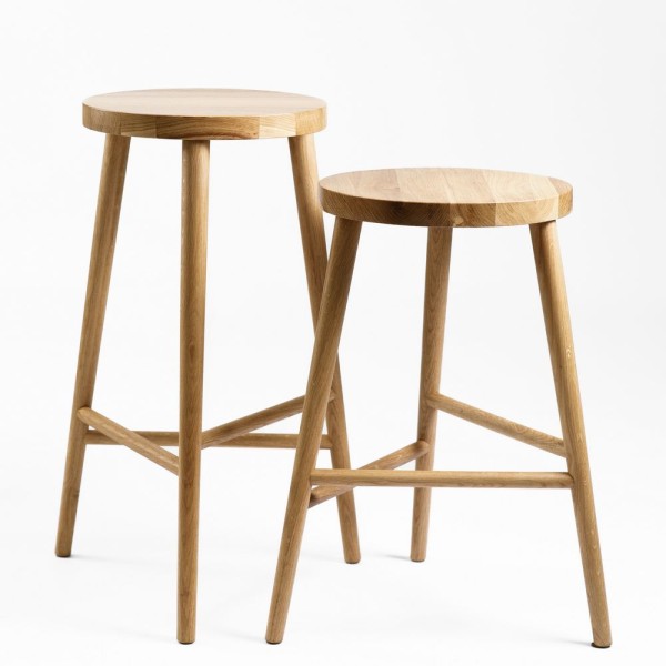 Барний стілець №3 Natural з масиву дуба