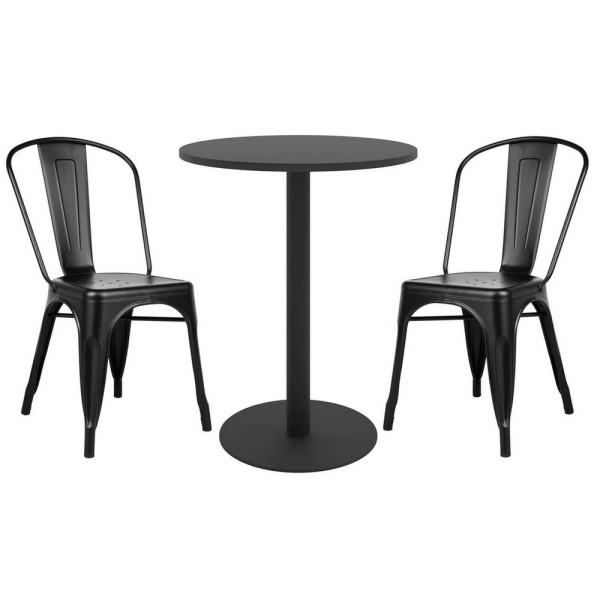 Комплект Black (1+2) – сучасний обідній комплект для кухні та кафе