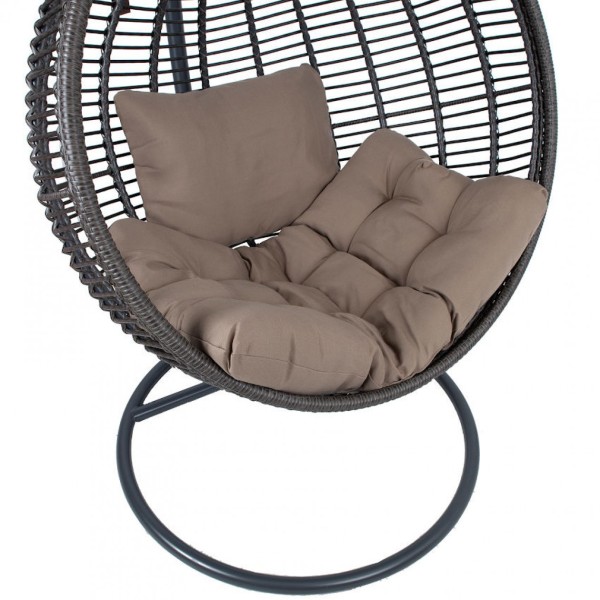 Плетене підвісне крісло-качалка Globe – комфорт і стиль у вашому саду
