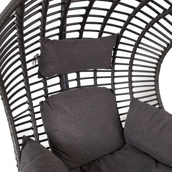 Плетене підвісне крісло-качалка Bora – ідеальне для вашого саду