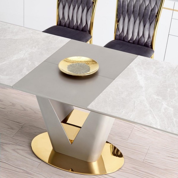 Стіл Valentino 160-220 см - Сучасний розкладний стіл для кухні