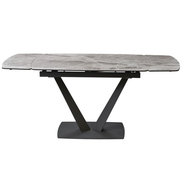 Стіл Elvi Light Grey 120-180 см — розкладний для кухні