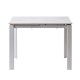 Стіл Bright White Marble 102-142 см — Розкладний стіл для кухні