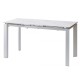 Стіл Bright White Marble 102-142 см — Розкладний стіл для кухні