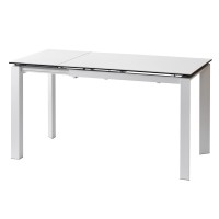 Стіл Bright Pure White 102-142 см
