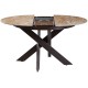 Стіл Moon Brown Marble d-110 см - Розкладний Круглий Стіл