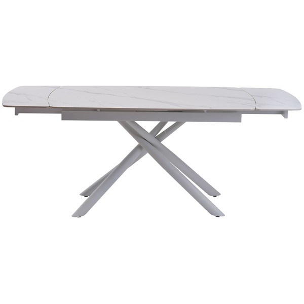 Стіл Palermo White Marble 140-200 см – Сучасний розкладний стіл для вашої кухні