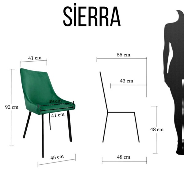 Стілець Sierra – Ідеальний вибір для вашої кухні чи кафе