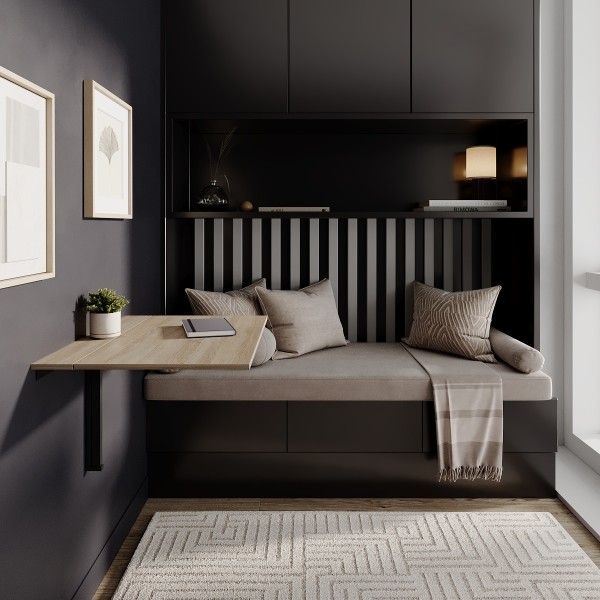 Настінний відкидний стіл Mini — стильне рішення для компактних просторів