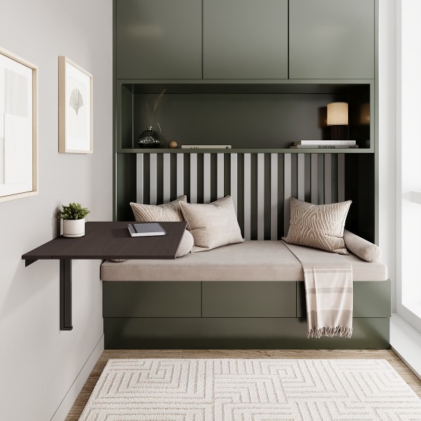 Настінний відкидний стіл Mini — стильне рішення для компактних просторів