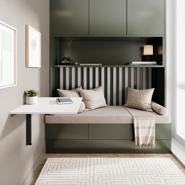 Настінний відкидний стіл Mini — стильне рішення для компактних просторів