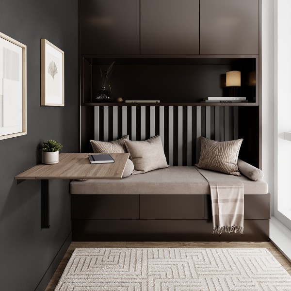 Настінний відкидний стіл Mini — стильне рішення для компактних просторів