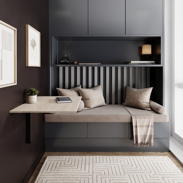 Настінний відкидний стіл Mini — стильне рішення для компактних просторів