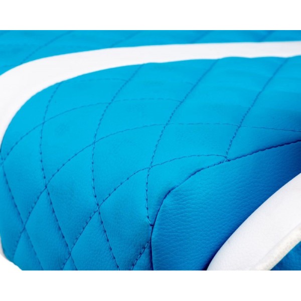 Геймерське крісло ExtremeRace light blue/white