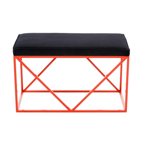 М'яка банкетка V - Стиль лофт з металевим каркасом