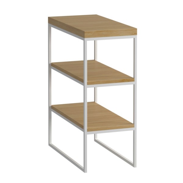 Консоль 3 полиці для вітальні в стилі лофт