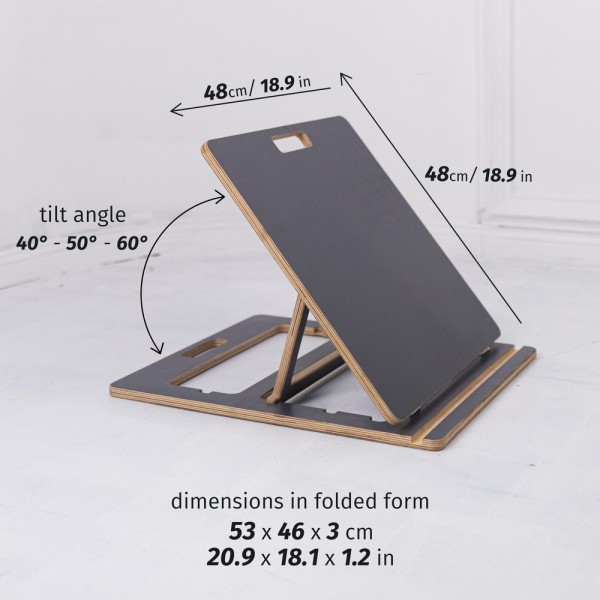 Стіл для творчості Artist mini tablet – практичний розкладний стіл для будь-якої діяльності