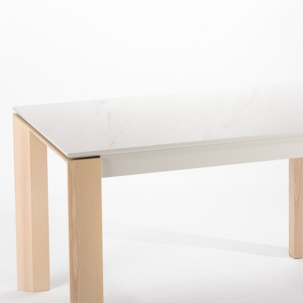 Стіл Milan front slide шпонований - Розкладний стіл для кухні