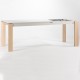 Стіл Milan front slide шпонований - Розкладний стіл для кухні