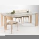 Стіл Milan front slide шпонований - Розкладний стіл для кухні