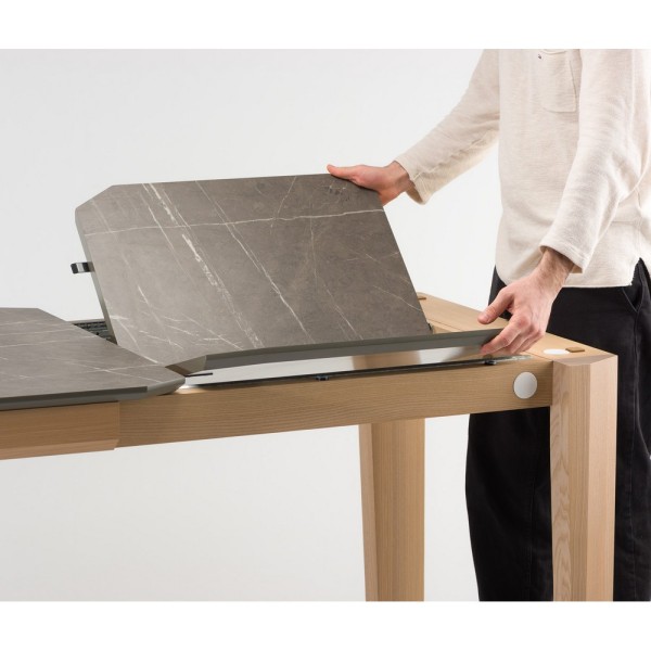 Стіл Варгас HPL Front-slide — розкладний кухонний стіл