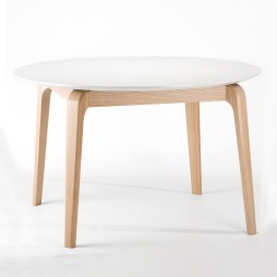 Стіл Спейс круглий шпонований