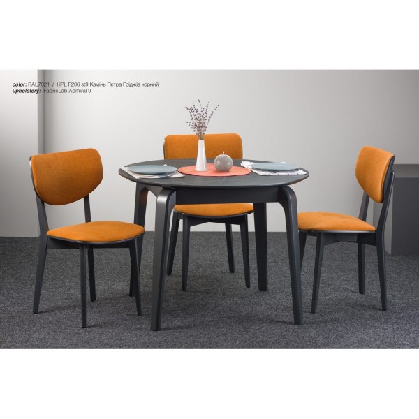 Круглий розкладний стіл Спейс HPL d-100 для кухні