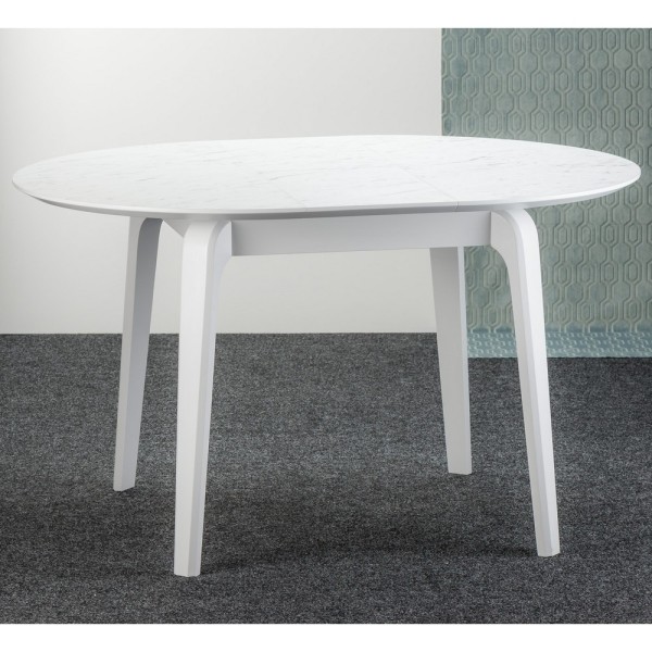 Круглий розкладний стіл Спейс HPL d-100 для кухні