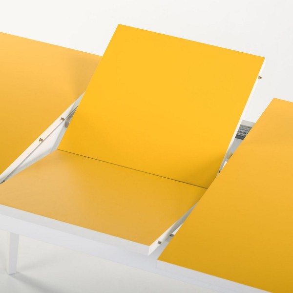 Стіл Турін скляний – Розкладний стіл для кухні з ясена та скла