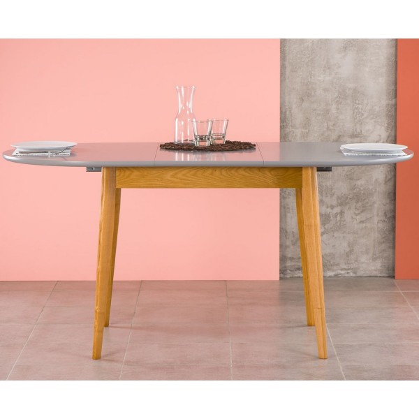 Стіл Турін New oval шпонований – розкладний овальний стіл для кухні