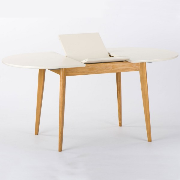 Стіл Турін New oval шпонований – розкладний овальний стіл для кухні