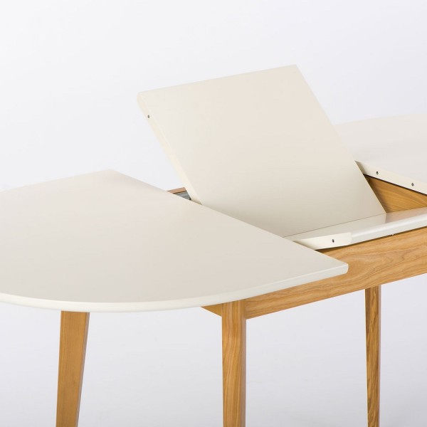 Стіл Турін New oval шпонований – розкладний овальний стіл для кухні