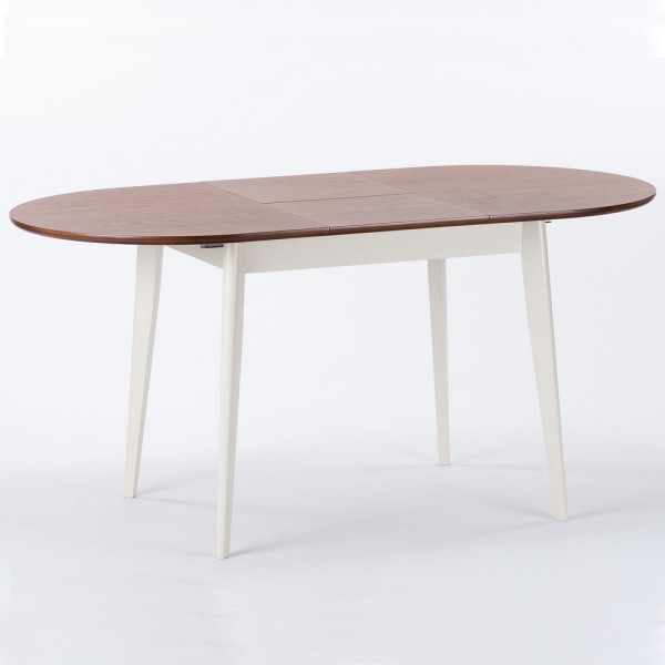 Стіл Турін New oval шпонований – розкладний овальний стіл для кухні