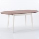 Стіл Турін New oval шпонований – розкладний овальний стіл для кухні