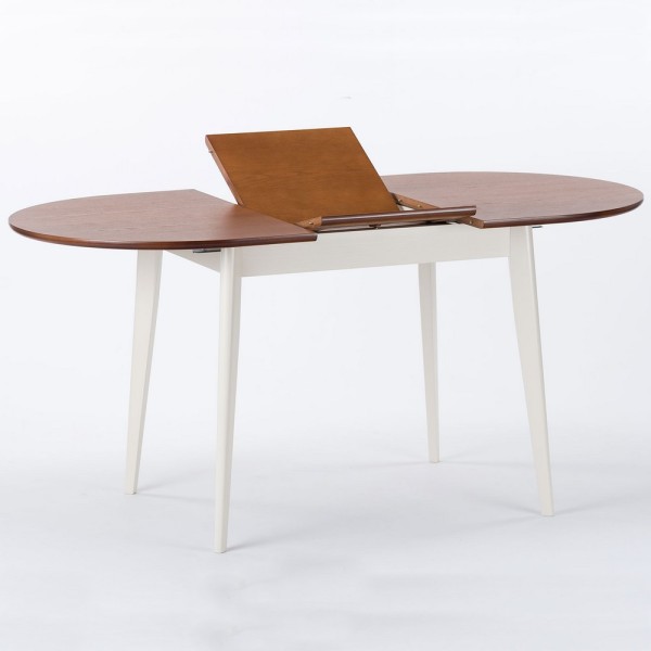 Стіл Турін New oval шпонований – розкладний овальний стіл для кухні