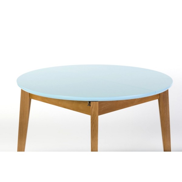 Кухонний стіл Турін round шпонований