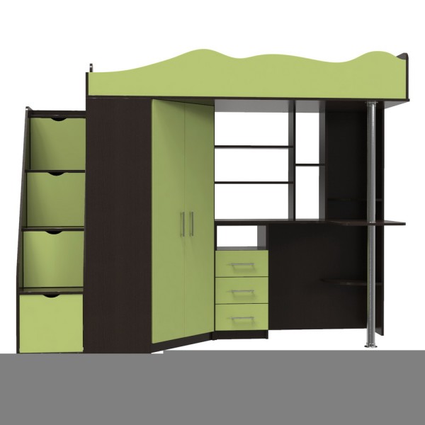 Ліжко-горище Binky ДС37А для дитячої кімнати