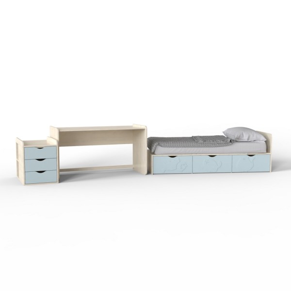 Ліжечко-трансформер дитяче Binky ДС504А 3в1