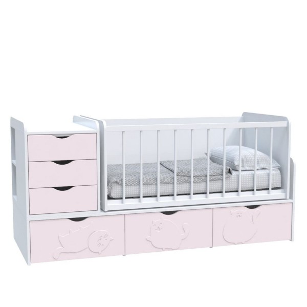 Ліжечко-трансформер дитяче Binky ДС504А 3в1