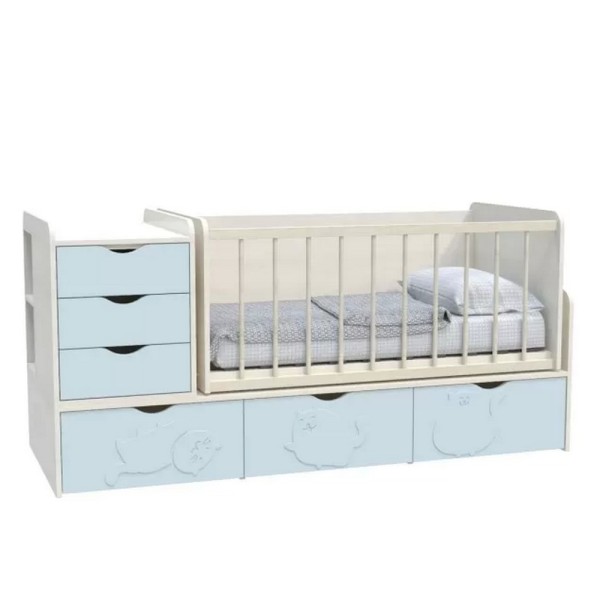 Ліжечко-трансформер дитяче Binky ДС504А 3в1