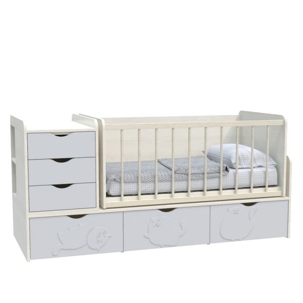 Ліжечко-трансформер дитяче Binky ДС504А 3в1