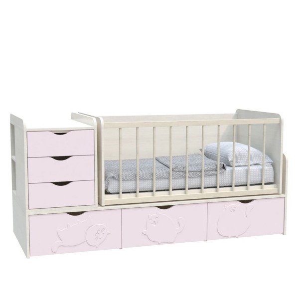 Ліжечко-трансформер дитяче Binky ДС504А 3в1