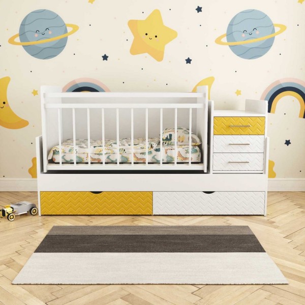 Ліжко-трансформер 3в1 Binky ДС039 для спальні