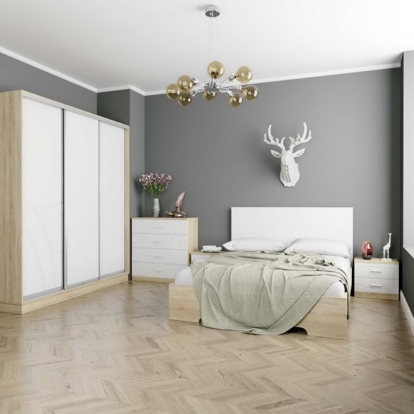 Ліжко Loretto – стильне та комфортне двоспальне ліжко для вашої спальні