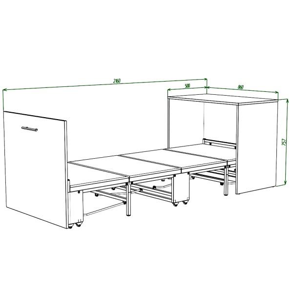 Ліжко-трансформер Sirim