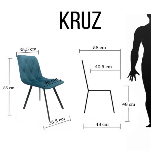 Стілець Kruz – стиль та комфорт для вашого інтер'єру