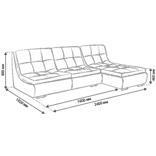 Кутовий розкладний диван Benefit 9/1 - стиль і комфорт для вашого дому