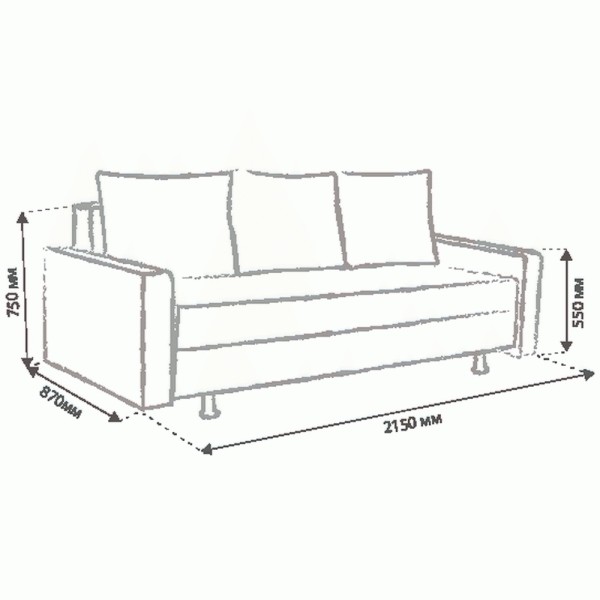 Розкладний диван Benefit 22 – зручність і стиль для вашого дому