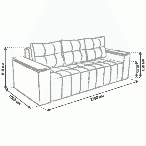 Розкладний диван Benefit 36 від Elite Mebel