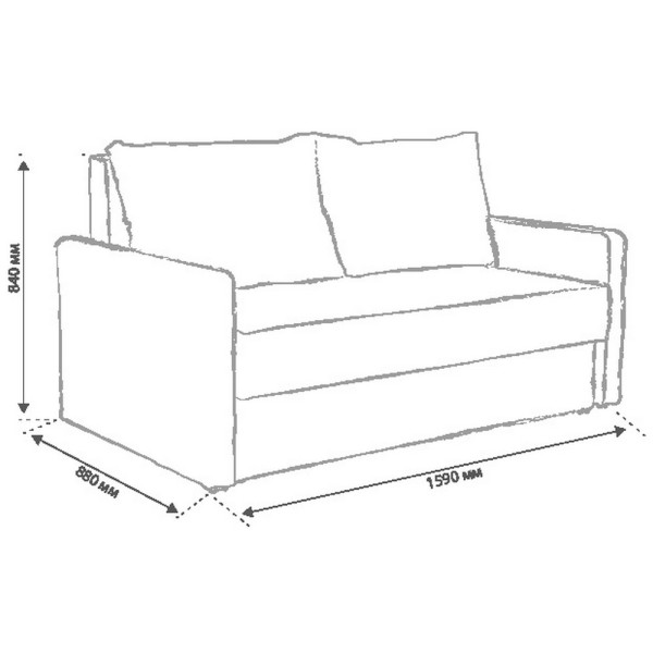 Розкладний диван Benefit 56 - комфорт та якість